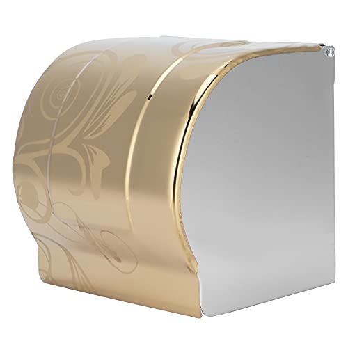Tnfeeon Goldener Toilettenpapierhalter aus Edelstahl aus Edelstahl, Wasserdichtes Brötchenpapier für Badezimmer und Küche Tnfeeon Goldener Toilettenpapierhalter aus Edelstahl aus Edelstahl, Wasserdichtes Brötchenpapier für Badezimmer und Küche von Tnfeeon