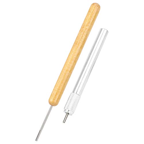 Tnfeeon Handgefertigtes Handgefertigtes Werkzeug Edelstahl Edelstahl Werkzeug für Rollenpapier, 2 -teiliges Handwerksrolle von Tnfeeon