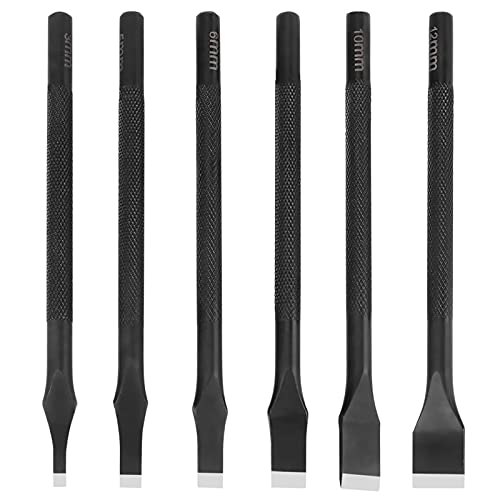 Tnfeeon Leder -Punch -Werkzeuge Japaner Schwarz Geschlitzte Gerade Flache Tipps Punch Cut für Lederhandwerk Tnfeeon Leder -Punch -Werkzeuge Japaner Schwarz Geschlitzte Gerade Flache Tipps Punch Cut für Lederhandwerk von Tnfeeon