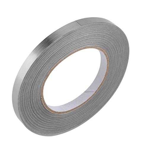 Tnfeeon Pet Floor Splitting Lines - Sticker Self-Adhäsive Dekoration für Home Kitchen Badezimmer Beleuchtete Fliesen mit Glamouröser und exquisiter Dekoration (1 cm x 50 Meter (silber)) von Tnfeeon