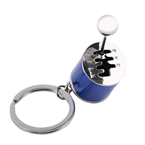 Tnfeeon Schlüsselbund, Creative Auto Gear Shifter Modell Schlüsselbund Schlüsselbundringe für Schlüsselanhänger Handwerk und Lanyards(Blau) von Tnfeeon