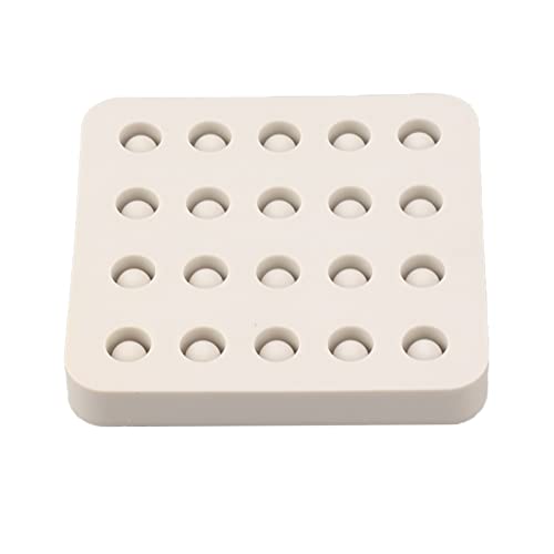 Tnfeeon Silikon -Königin -Zellbecher Schimmel Schönes Aussehen und Leicht zu Entfernenes Design Ideal für die Aufbewahrung von Bienen (4 Reihen 96x92x14mm) von Tnfeeon