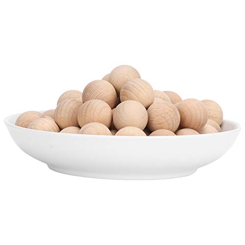 Tnfeeon Unvollendete Hölzerne Kugeln Glänzende Buche DIY CROPLES CALES Zur Dekoration von Tnfeeon Unvollendete Hölzerne Kugeln Glänzende Buche DIY CROPLES CALES Zur Dekoration von von Tnfeeon