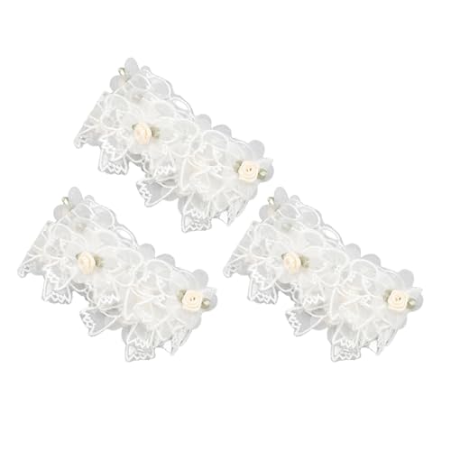 Vintage Bestickte Spitzenbandverkleidung, 5 Cm Breit, 3 Brötchen für Decorativeribbontrim, Hautfreundliches Material, Feine Technologie von Tnfeeon