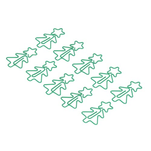 Weihnachtsbaum -geformte Papierclips, Süßes Weihnachtsbaumdesign, Robuste und Leichte, Tragbare Büroklammern, Organisieren Dokumente, Grüne Papierklammern, Verblassen und Rostbeständig, mit Weihnachtsbaum -geformte Papierclips, Süßes Weihnachtsbaumdesign, Robuste und Leichte, Tragbare Büroklammern, Organisieren Dokumente, Grüne Papierklammern, Verblassen und Rostbeständig, mit von Tnfeeon