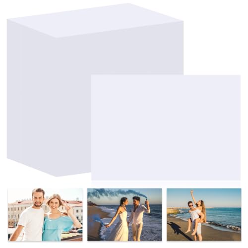 Glänzendes Fotopapier, Fotopapier, 10,2 x 15,2 cm, glänzend, doppelseitig, 200 g/m², für Tintenstrahldrucker, Drucker, Bilder, Kalender, Grußkarten, Drucker, 400 Blatt von Tobeelec