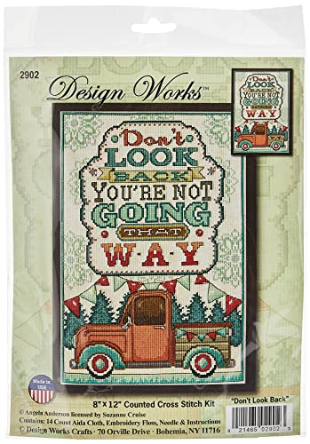 Design Works Crafts Kreuzstich Stickpackung Schau Nicht zurück, Zählmuster Design Works Crafts Kreuzstich Stickpackung Schau Nicht zurück, Zählmuster von Tobin