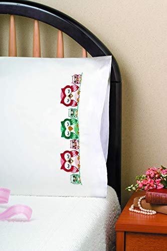 Tobin Geprägte Kissenbezüge für Stickereien, 50,8 x 76,2 cm, Eulen-Motiv von Tobin