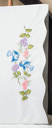 Tobin Kissenbezüge, geprägt, für Stickerei, Bluebirds, 50,8 x 76,2 cm Stickset, Perle, Baumwolle, blau Tobin Kissenbezüge, geprägt, für Stickerei, Bluebirds, 50,8 x 76,2 cm Stickset, Perle, Baumwolle, blau von Tobin