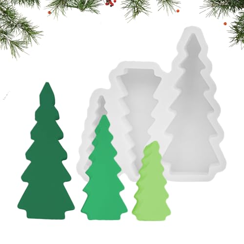 TocaFeank Christbaum Herstellungsform Silikon Backform - 3-teilig Tischweihnachtsbäume Formen Set - Hausdekoration Gießformen Saisonale Accessoires Für Hobbyisten Kollegen Männer Freunde Enthusiasten TocaFeank Christbaum Herstellungsform Silikon Backform - 3-teilig Tischweihnachtsbäume Formen Set - Hausdekoration Gießformen Saisonale Accessoires Für Hobbyisten Kollegen Männer Freunde Enthusiasten von TocaFeank
