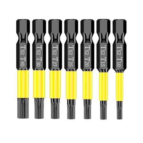 TocaFeank Magnetische Bohrbits | 7x Rutschfest Schraubendreher-Bit-Set,Adapter-Aufsatz Schraubenschlüssel Robuste Präzisionswerkzeuge Für Holzverarbeitung von TocaFeank