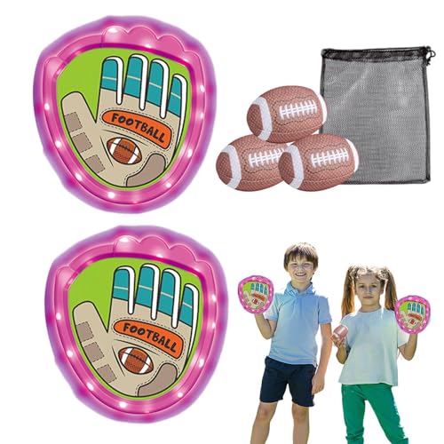 TocaFeank Sticky Ball Catch Game, Toss Catch Ball Toy Set | Sticky-Ball-Wurfspielset - Baseball-Trainingsspielzeug mit verstellbaren Riemen für Familientreffen, Geburtstagsfeiern, Campingausflüge und TocaFeank Sticky Ball Catch Game, Toss Catch Ball Toy Set | Sticky-Ball-Wurfspielset - Baseball-Trainingsspielzeug mit verstellbaren Riemen für Familientreffen, Geburtstagsfeiern, Campingausflüge und von TocaFeank