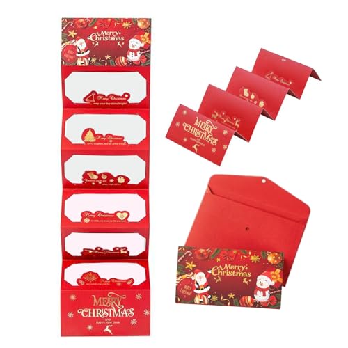 Weihnachtsgeldinhaber für Bargeld | Weihnachtskartenhalter mit 6 Slots | Christus-Mas-Geldbrieftaschen | Falten Sie Christus-Mas Cash Gift Envelope Begrüßung für Urlaubs Geburtstag Bargeldgeschenk Weihnachtsgeldinhaber für Bargeld | Weihnachtskartenhalter mit 6 Slots | Christus-Mas-Geldbrieftaschen | Falten Sie Christus-Mas Cash Gift Envelope Begrüßung für Urlaubs Geburtstag Bargeldgeschenk von TocaFeank