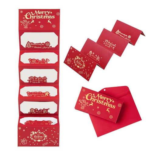 Weihnachtsgeldinhaber für Bargeld | Weihnachtskartenhalter mit 6 Slots | Christus-Mas-Geldbrieftaschen | Falten Sie Christus-Mas Cash Gift Envelope Begrüßung für Urlaubs Geburtstag Bargeldgeschenk Weihnachtsgeldinhaber für Bargeld | Weihnachtskartenhalter mit 6 Slots | Christus-Mas-Geldbrieftaschen | Falten Sie Christus-Mas Cash Gift Envelope Begrüßung für Urlaubs Geburtstag Bargeldgeschenk von TocaFeank