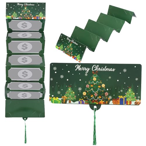 Weihnachtskassenumschläge | Weihnachtsgeld- oder Geschenkkartenhalter mit 10 Slots | Überraschung CASH-Umschlag mit Quasten | C-Hristmas Monchristmas Geld Inhaber für die Santa Cash-Lieferungen Weihnachtskassenumschläge | Weihnachtsgeld- oder Geschenkkartenhalter mit 10 Slots | Überraschung CASH-Umschlag mit Quasten | C-Hristmas Monchristmas Geld Inhaber für die Santa Cash-Lieferungen von TocaFeank