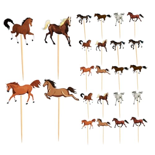 24Stücke Pferde Kuchen Dekorationen Tiermotiv für Geburtstagsfeiern Cupcake Topper im Rennpferd Stil Vielseitige Kuchendekoration für Kindergeburtstage und Besondere Anlässe 24Stücke Pferde Kuchen Dekorationen Tiermotiv für Geburtstagsfeiern Cupcake Topper im Rennpferd Stil Vielseitige Kuchendekoration für Kindergeburtstage und Besondere Anlässe von Toddmomy