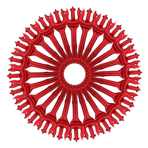 25Stücke Halloween Luftballons mit Teufelsmotiv Dekorative Folienballons für Partys Kostüm Dekoration für Geburtstagsfeiern Cosplay von Toddmomy