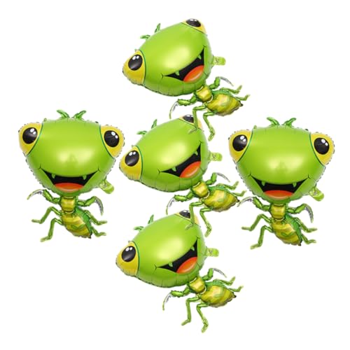 Toddmomy 5stücke Große Mantis Folienballons Dekorative Tierballons Für Partys Heliumgefüllte Mantis-luftballons Deko Für Kindergeburtstage Und Tier-mottopartys von Toddmomy