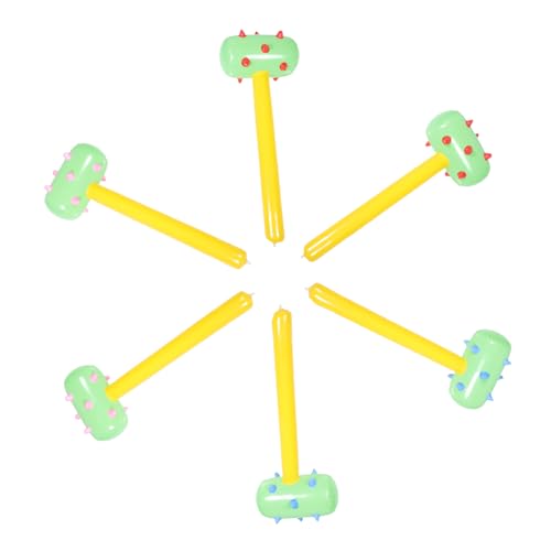 6Stücke Aufblasbare PVC Hämmer für Geburtstagsfeiern Rollenspiele und Wohnkultur Leicht Wiederverwendbar und Langlebig 6Stücke Aufblasbare PVC Hämmer für Geburtstagsfeiern Rollenspiele und Wohnkultur Leicht Wiederverwendbar und Langlebig von Toddmomy
