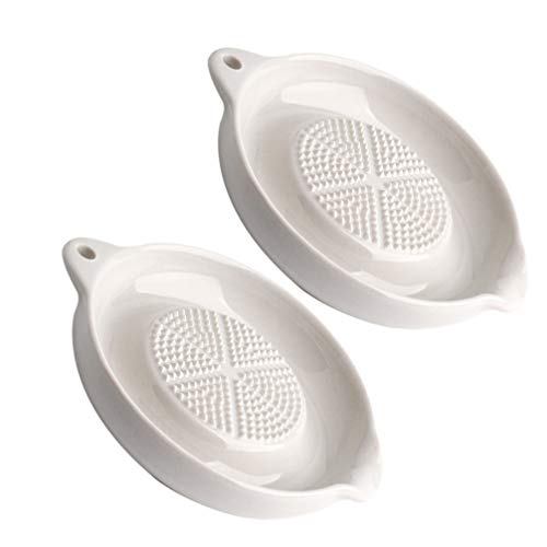 Knoblauchreibe Keramik Teller 2 Pcs Porzellan Zwiebel Reibe Mehrzweck Fleischwolf Platte Ingwer Schleifen Schalen für Home Küche Knoblauchreibe Keramik Teller Reibeteller Knoblauchreibe Keramik Teller 2 Pcs Porzellan Zwiebel Reibe Mehrzweck Fleischwolf Platte Ingwer Schleifen Schalen für Home Küche Knoblauchreibe Keramik Teller Reibeteller von Toddmomy