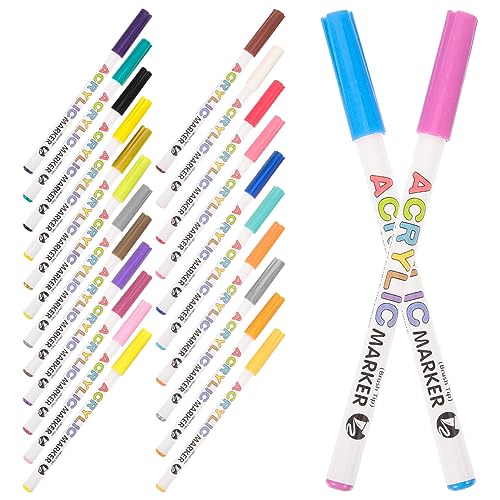 Toddmomy 1 Karton Acrylfarben Stifte Farben Wasserfeste Malmarker für Künstler DIY Projekte und zu Jedem Toddmomy 1 Karton Acrylfarben Stifte Farben Wasserfeste Malmarker für Künstler DIY Projekte und zu Jedem von Toddmomy