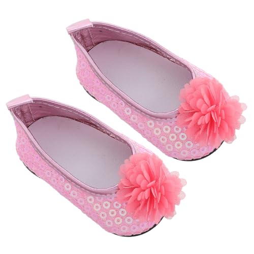 Toddmomy 1 Paar Puppe Schuhe Kleidung Sommer Puppe Schuhe Zubehör Spielzeug Puppe Low Top Prinzessin Schuhe Puppe Schuhe Zubehör Für Mädchen Puppen von Toddmomy