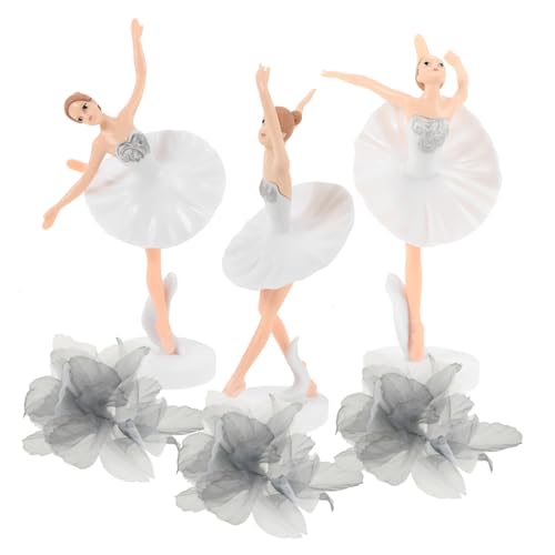 Toddmomy 1 Satz Dekoration Set Teilig Elegante Ballerina Figuren und Graue Blütenblätter Tortenverzierung für Kreative Feiern und Besondere Anlässe Toddmomy 1 Satz Dekoration Set Teilig Elegante Ballerina Figuren und Graue Blütenblätter Tortenverzierung für Kreative Feiern und Besondere Anlässe von Toddmomy