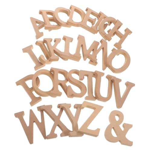 Toddmomy 1 Satz Holzbuchstaben Unlackierte Buchstaben für DIY Bastelprojekte und Fotografie Requisiten Kreative Holzbuchstaben für Heimdekoration und Lernzwecke Toddmomy 1 Satz Holzbuchstaben Unlackierte Buchstaben für DIY Bastelprojekte und Fotografie Requisiten Kreative Holzbuchstaben für Heimdekoration und Lernzwecke von Toddmomy