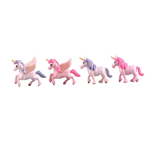Toddmomy 1 Satz Mikrolandschaftsdekoration Einhorn Geburtstagsfeier Dekoration Tierische Kuchendekoration Einhorn-mikrolandschaft Harz 4 Stück Toddmomy 1 Satz Mikrolandschaftsdekoration Einhorn Geburtstagsfeier Dekoration Tierische Kuchendekoration Einhorn-mikrolandschaft Harz 4 Stück von Toddmomy