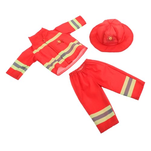 Toddmomy 1 Satz Rollenspiel Kleidung mit Helm Hose und Zubehör für Puppen für Sammlung und Themenpartys von Toddmomy