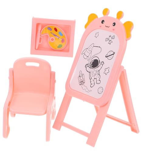 Toddmomy 1 Satz Simulierte Staffelei-Ornamente Stuhl Möbel Miniatur-puppenhauszubehör Plastik von Toddmomy