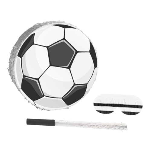 Toddmomy 1 Set Fußball Piñatas Für Die Geburtstagsparty Fußball Piñata Set Mit Augenmaske Und Stock – Lustige Aktivität Für Jungen – Dekorationen Für Fußballpartygeschenke Toddmomy 1 Set Fußball Piñatas Für Die Geburtstagsparty Fußball Piñata Set Mit Augenmaske Und Stock – Lustige Aktivität Für Jungen – Dekorationen Für Fußballpartygeschenke von Toddmomy