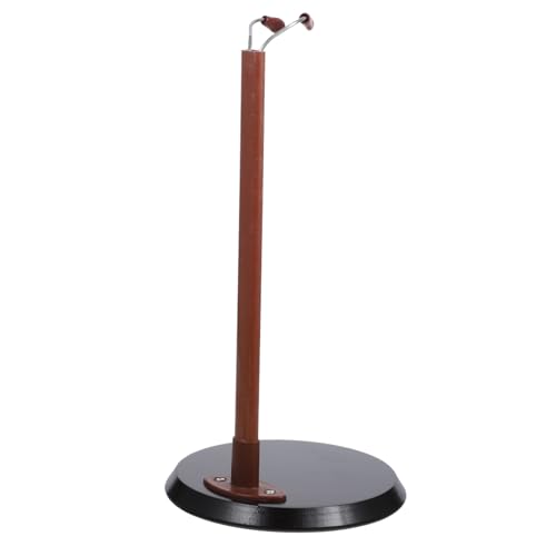 Toddmomy 1 Stück Holz Puppenständer mit Runder Basis für Weiche Spielzeuge Puppen und Figuren Perfekter Halter für Sammlungen Geschenkidee für Puppenliebhaber von Toddmomy