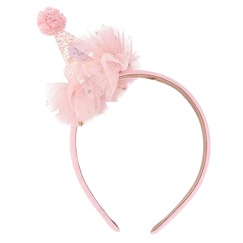 Toddmomy 1 Stück Rosa Geburtstagskrone: Krone Geburtstag Mädchen Glitzernde Geburtstagskrone Mädchen für Baby Geburtstag Party Dekorationen von Toddmomy