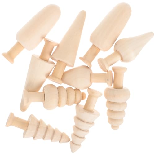 Toddmomy 10 Stück -Diy-Bastelholz-Baumfiguren Schlichtes Bastelholz Kleine Hölzerne Weihnachtsbäume Für Ornamente Toddmomy 10 Stück -Diy-Bastelholz-Baumfiguren Schlichtes Bastelholz Kleine Hölzerne Weihnachtsbäume Für Ornamente von Toddmomy