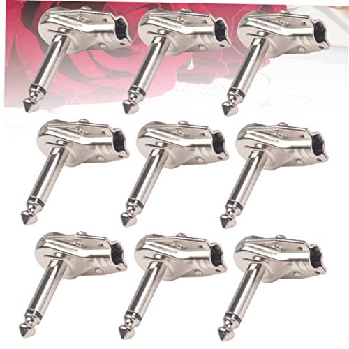 Toddmomy 10 Stück Effektpedal Steckeradapter für Gitarrenpedal Board Langlebige Verbindung für Professionelle Musiker und Gitarrenliebhaber Silber von Toddmomy
