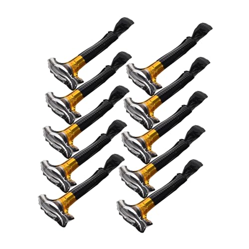 Toddmomy 10 Stück Hammer Foil Luftballons Inflatable für Jungen Geburtstagsfeier Dekoration Party Accessoires für Bau Themen und Vatertag von Toddmomy