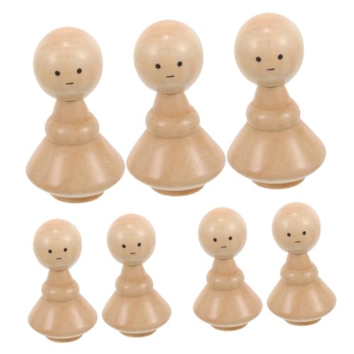 Toddmomy 10 Stück Teiliges DIY Holzfiguren zum Bemalen Naturbelassene Glatte Holz Puppen Leichte Bastelfiguren Unbemalte Holz Peg Dolls für Kreatives und Dekoration Toddmomy 10 Stück Teiliges DIY Holzfiguren zum Bemalen Naturbelassene Glatte Holz Puppen Leichte Bastelfiguren Unbemalte Holz Peg Dolls für Kreatives und Dekoration von Toddmomy
