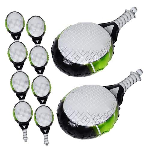 Toddmomy 10 Stück Teiliges Tennis Folienballon Grün mit Aufhängevorrichtung Sportliche Tennisball Luftballons für Erwachsene Langlebige Party Deko für Tennis Geburtstag und Sportevents Toddmomy 10 Stück Teiliges Tennis Folienballon Grün mit Aufhängevorrichtung Sportliche Tennisball Luftballons für Erwachsene Langlebige Party Deko für Tennis Geburtstag und Sportevents von Toddmomy