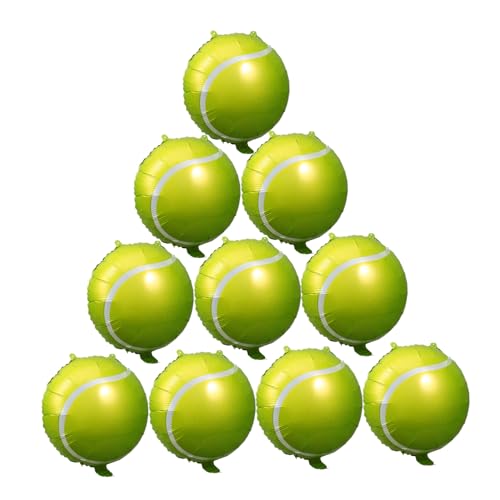 Toddmomy 10 Stück Teiliges Tennisball Luftballon Langlebige Wiederverwendbare Sport Motto Party Dekoration für Geburtstage Leicht Aufblasbar Geeignet für Innen und Außenbereich Toddmomy 10 Stück Teiliges Tennisball Luftballon Langlebige Wiederverwendbare Sport Motto Party Dekoration für Geburtstage Leicht Aufblasbar Geeignet für Innen und Außenbereich von Toddmomy