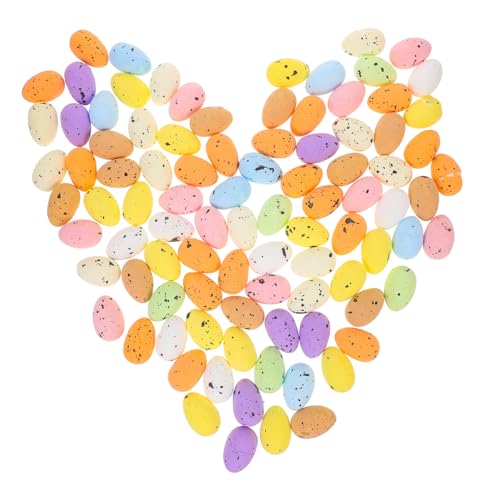 Toddmomy 100 Stück Bunte Schaumstoff Ostereier Leichte DIY Dekoration für Ostern Bunte Bastel Eier für Party und Fest Vielseitige Deko und Foto Requisite Toddmomy 100 Stück Bunte Schaumstoff Ostereier Leichte DIY Dekoration für Ostern Bunte Bastel Eier für Party und Fest Vielseitige Deko und Foto Requisite von Toddmomy