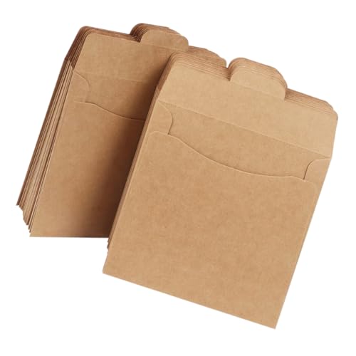 Toddmomy 100 Stück Disc-Tasche DVD-hüllen Aus Pappe DVD-aufbewahrungshüllen Mini-papiertüten Kleine Braune Papiertüten Legale Umschläge Großen Umschlag Braune Ordner Kraftpapier Light Brown Toddmomy 100 Stück Disc-Tasche DVD-hüllen Aus Pappe DVD-aufbewahrungshüllen Mini-papiertüten Kleine Braune Papiertüten Legale Umschläge Großen Umschlag Braune Ordner Kraftpapier Light Brown von Toddmomy