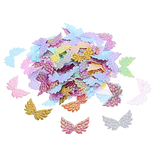 Toddmomy 100 Stück Engelsflügel Haarspange Dekorative Kostümaccessoires für Kleidung und Diy Projekte Vielseitig Einsetzbar für Partys Taschen und Mehr von Toddmomy