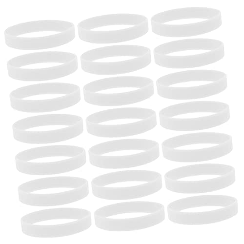 Toddmomy 100 Stück Glow in The Dark Silikonarmbänder Nachtleuchtende Armbänder für Erwachsene Flexibles Silikon für Partys und Nachtaktivitäten von Toddmomy