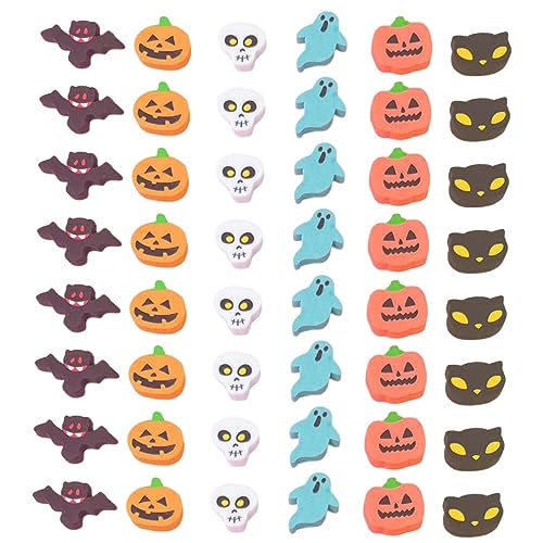 Toddmomy 100 Stück Halloween Radiergummis Cartoon Form Kreative und Lustige Radierer für Schule und Party Deko und Mitgebsel für Kindergeburtstage und Halloween von Toddmomy