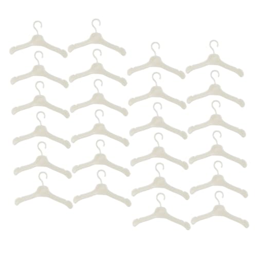 Toddmomy 100 Stück Mini Kleiderbügel für Puppen Lifelike Mini Hänger für DIY Puppenbekleidung Praktische und Sichere Aufbewahrung von Kleidung für Puppenliebhaber von Toddmomy