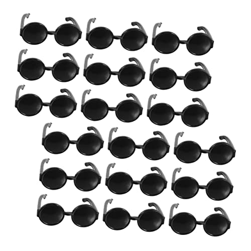 Toddmomy 100 Stück Teiliges Mini Sonnenbrillen für Puppen Kleine Lustige Brillen als Kreative Puppenhaus Accessoires für DIY Bastelprojekte und Puppenkostümierung Geschenkidee von Toddmomy