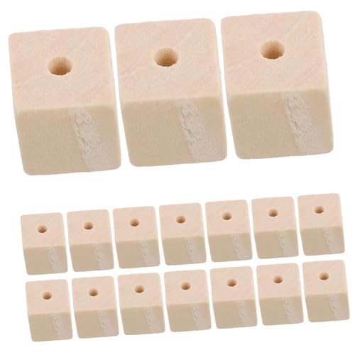 Toddmomy 100 Stück Unbehandelte Holzperlen Robuste Holzperlen für Diy Schmuck Bastelprojekte und Kinderaktivitäten Natürlich und Vielseitig für Kreative von Toddmomy