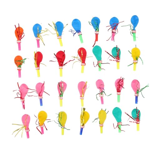 Toddmomy 100Stücke Partypfeifen Ballons Für Spielzeugset Mit Musikalischen Effekten Für Kindergeburtstag Und Karneval Sicheres Design Mit Goldener Pfeife von Toddmomy