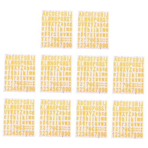 Toddmomy 10Blätter Selbstklebende Und Zahlenaufkleber Für DIY Projekte Scrapbooking Beschriftungen Und Kreative Dekorationen Alphabet Sticker Toddmomy 10Blätter Selbstklebende Und Zahlenaufkleber Für DIY Projekte Scrapbooking Beschriftungen Und Kreative Dekorationen Alphabet Sticker von Toddmomy